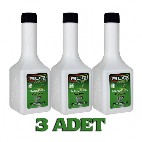 Bor Power Nano Fuel Dizel Partikül Filtre Temizleyici 200ml - 3 ADET ürün görseli 1