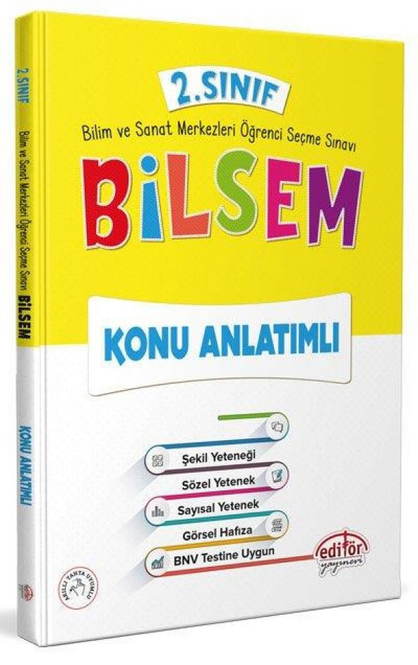 2. Sınıf Bilsem Konu Anlatımlı Editör Yayınları ürün görseli 1