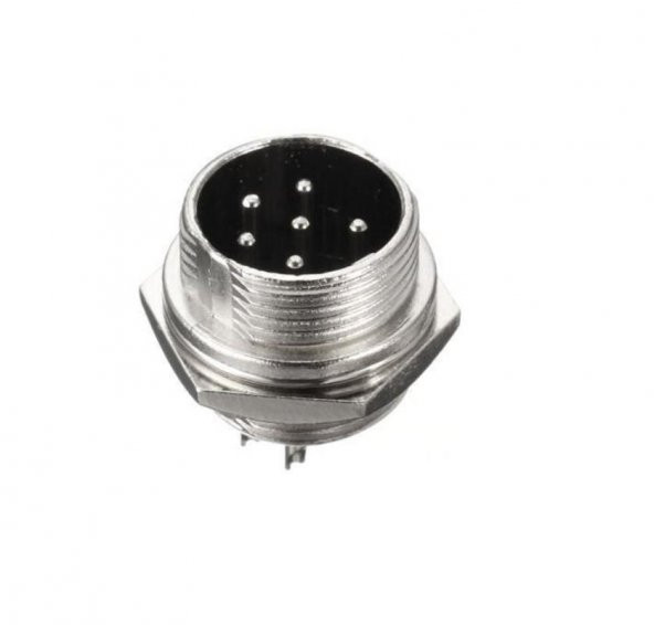 Mike ( Mıc ) Konnektör 6 Pin Erkek 1 Adet ürün görseli 1