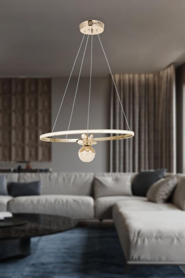 Eray Aydınlatma 2078-30 SR Led Gold Avize ürün görseli 1