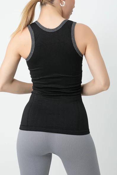 Gigotto Kadın Seamless Fitilli Atlet - Resim 4