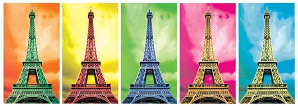 Ks Games 1000 Parça Puzzle Panorama Pop Art Paris ürün görseli 1