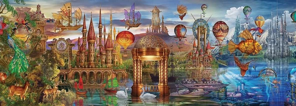 KS Games 1000 Parça Fantastic Panorama Puzzle - Ciro Marchetti ürün görseli 1