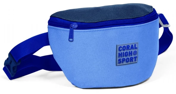 Coral High Sport Mavi-Lacivert İki Bölmeli Bel Çantası ürün görseli 1