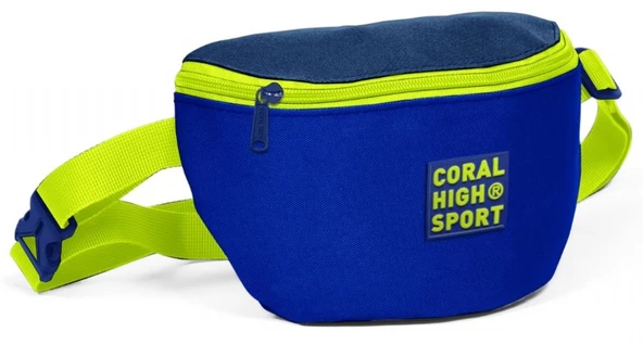 Coral High Sport Koyu Mavi İki Bölmeli Bel Çantası ürün görseli 1