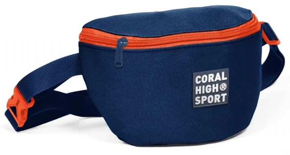 Coral High Sport Lacivert İki Bölmeli Bel Çantası ürün görseli 1