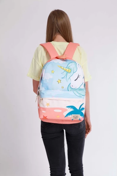 Kaukko Layer Sırt Çantası (Summer Unicorn) - Resim 4