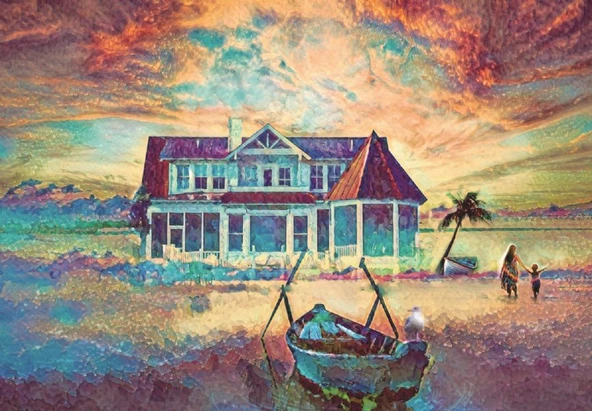 Anatolian 500 Parça Tatil Evi Puzzle - Claudia McKinney ürün görseli 1