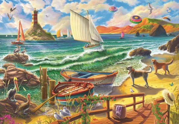 Anatolian 500 Parça Deniz Etkisi Puzzle ürün görseli 1