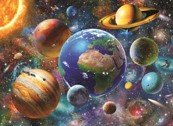 Anatolian Puzzle | 4000 Parça Solar Sistem Puzzle ürün görseli 1