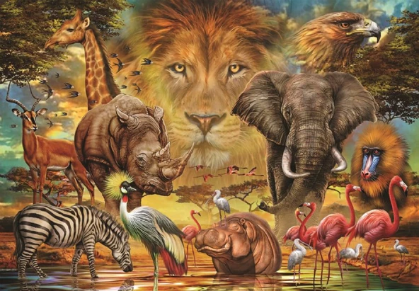 Anatolian 260 Parça Hayvan Krallığı Puzzle - Ciro Marchetti ürün görseli 1