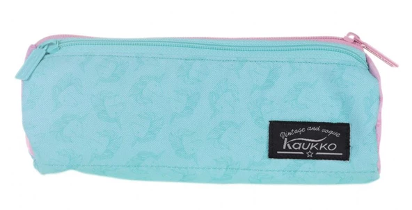 Kaukko Wichlight 3 Bölmeli Turkuaz - Pembe Kalem Çantası ürün görseli 1