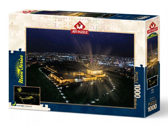 Art Puzzle Anıtkabir 1000 Parça Neon Puzzle ürün görseli 1