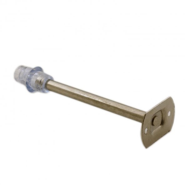 Kapı Stoperi Tamponu 20 cm Krom Metal Vidalı Kapı Stopu Silikonlu - Resim 4