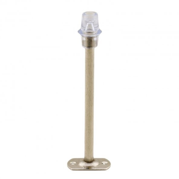 Kapı Stoperi Tamponu 20 cm Krom Metal Vidalı Kapı Stopu Silikonlu - Resim 5
