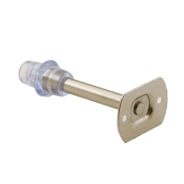 Kapı Stoperi Tamponu 10 cm Krom Metal Vidalı Kapı Stopu Silikonlu - Resim 4