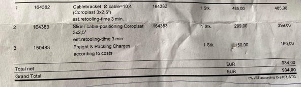 Coroplast 3x2,5 Çelik Kablo Braketi - Resim 7