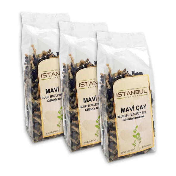 İstanbul Baharat Mavi Çay (Mavi Kelebek Sarmaşığı) 3 x 30 gr ürün görseli 1