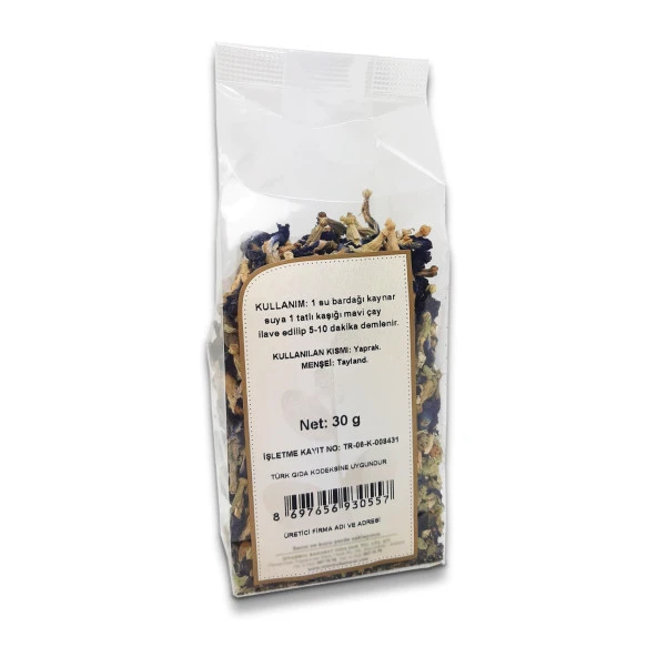 İstanbul Baharat Mavi Çay (Mavi Kelebek Sarmaşığı) 4 x 30 gr ürün görseli 1