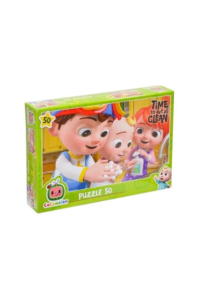Laço Kids Puzzle Cocomelon Temizlik Zamanı 50 Parça Çocuklar İçin Yapboz ürün görseli 1