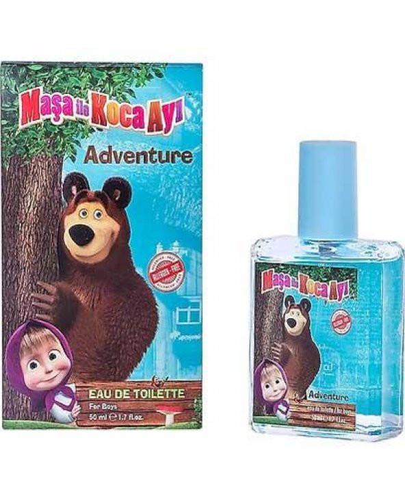 aloanne Maşa Ile Koca Ayı Adventure Parfüm 50 Ml Mavi ürün görseli 1