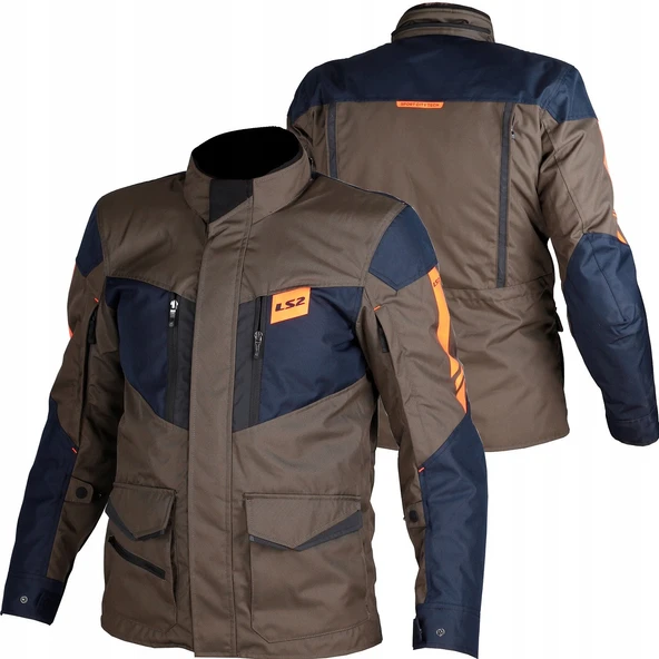 LS2 Metropolıs Evo 4 Mevsim Waterproof Motosiklet Montu Haki ürün görseli 1
