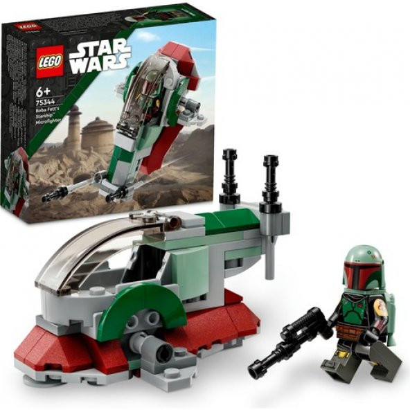 LEGO Star Wars™ Boba Fettin Starship™’i Mikro Savaşçı 75344 - 6 Yaş ve Üzeri Çocuklar Için Oyuncak Yapım Seti (85 Parça) ürün görseli 1