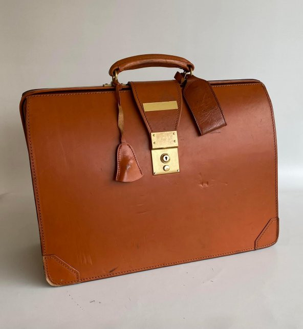 Swaine Adeney Brigg Cambridge Vintage Deri El Çantası 2.El ürün görseli 1
