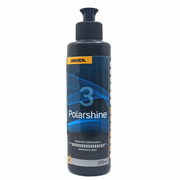 EPOKSİ REÇİNE PASTA CİLA MIRKA POLARSHINE 3 BİTİRME PASTASI ANTİSTATİK POLİSAJ 250 ML ürün görseli 1