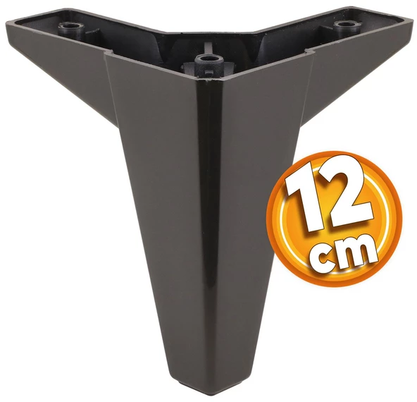 Sedir Lüks Mobilya Kanepe Sehpa Tv Ünitesi Koltuk Ayağı 12 Cm Siyah Baza Ayakları ürün görseli 1