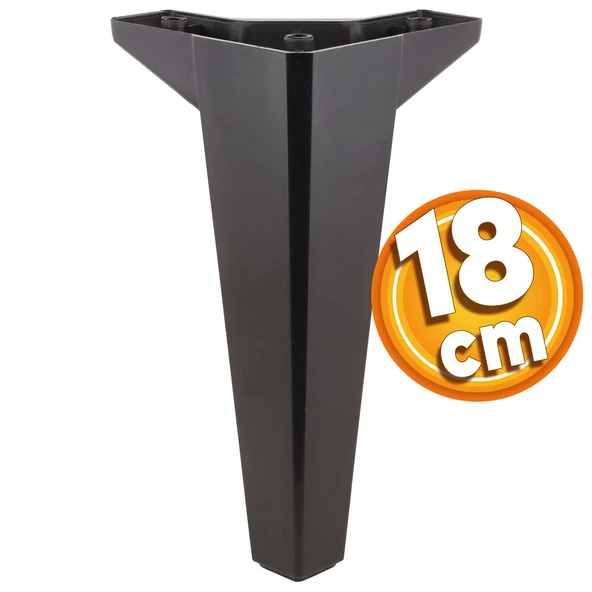 Sedir Lüks Mobilya Kanepe Tv Ünitesi Koltuk Ayağı 18 Cm Siyah Konsol Ayakları ürün görseli 1