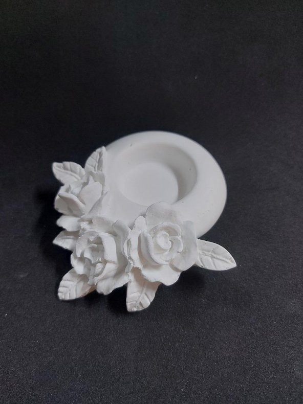 Güllü Mumluk 12x11,5cm ürün görseli 1