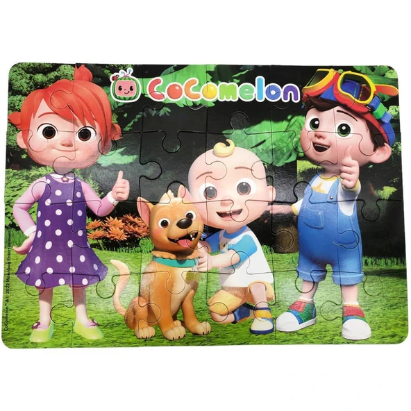 Laço Kids Cocomelon Büyük Yer Puzzle 24 Parça Çocuklar İçin Eğitici Yapboz ürün görseli 1