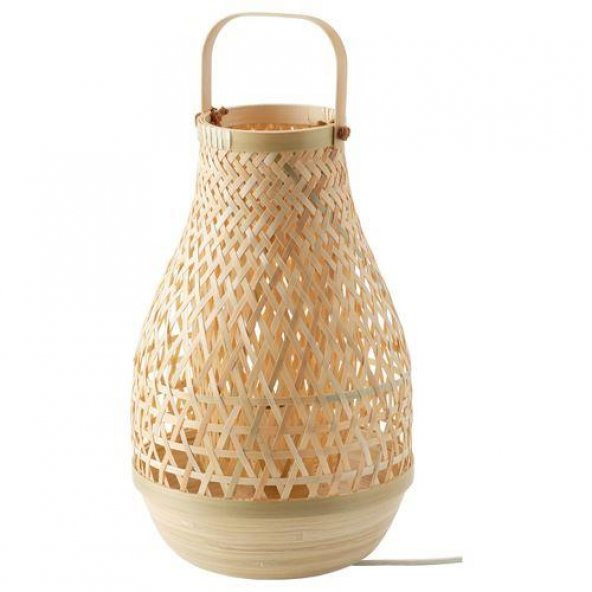 Bambu Abajur MeridyenDukkan Bambu, 36 cm Masa Lambası Dekorasyon ürün görseli 1