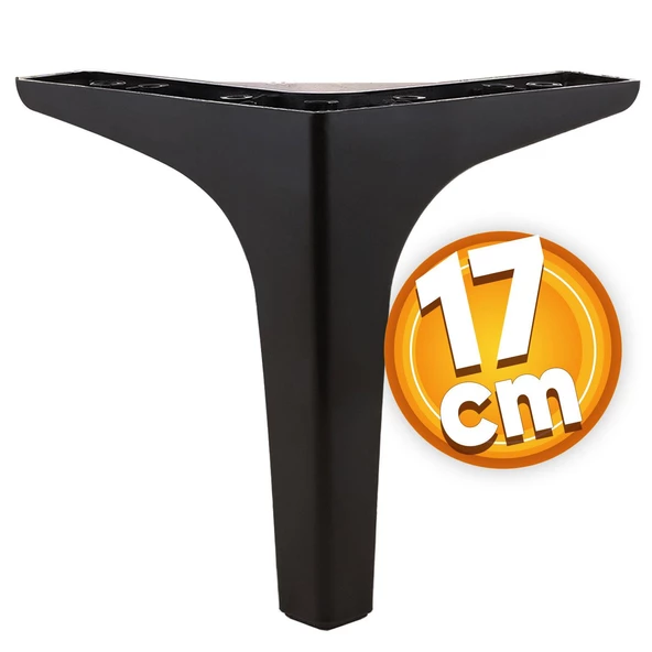 Sedef Lüks Mobilya Kanepe Tv Ünitesi Konsol Koltuk Ayağı 17 Cm Siyah Baza Ayakları ürün görseli 1