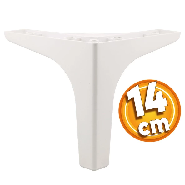 Sedef Lüks Mobilya Kanepe Sehpa Tv Ünitesi Koltuk Ayağı 14 Cm Beyaz Baza Ayakları ürün görseli 1