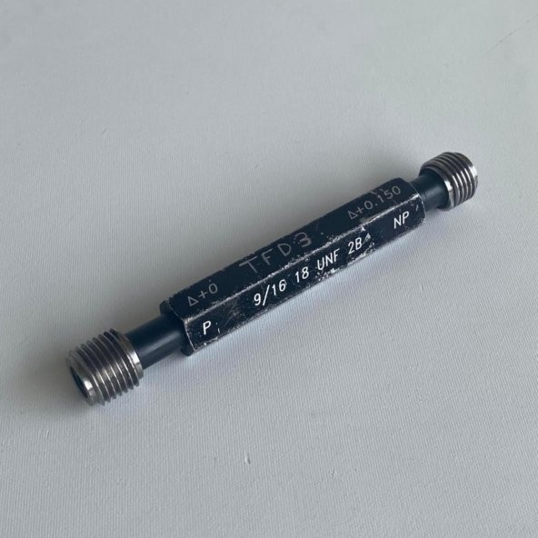 Omg 9/16 18 UNF 2B Vida Tampon Diş Mastarı ürün görseli 1