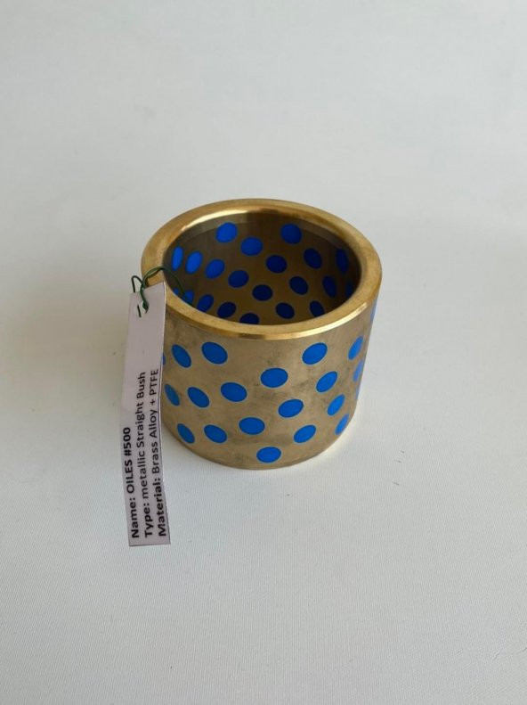 Oiles 500 Pirinç Alaşım Silindirik Burç 75x60x8 mm ürün görseli 1