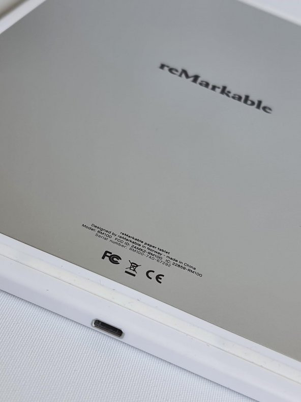 reMarkable 1 Paper Tablet + Marker Kalem 2.El - Resim 7