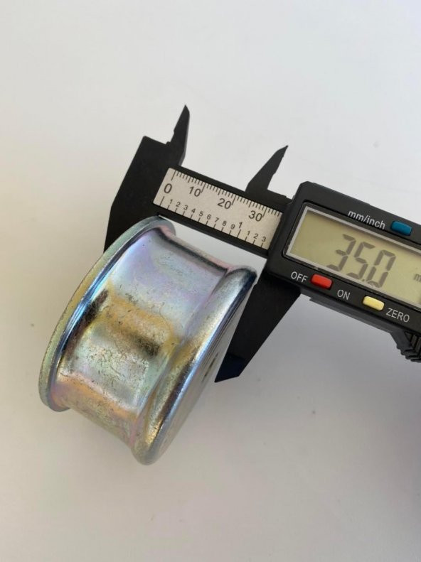Delikli Silindirik Metal Parça 61x35mm - Resim 7