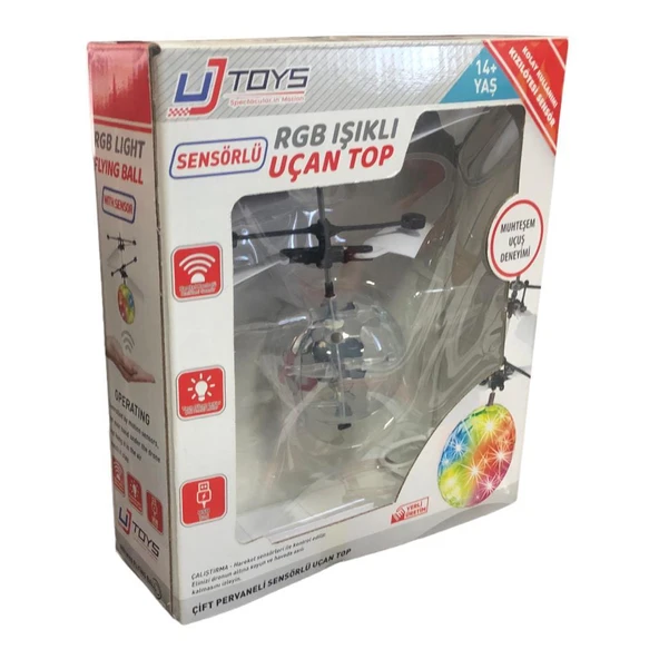 Uj Toys Işıklı Uçan Top UJ3005 - Resim 5
