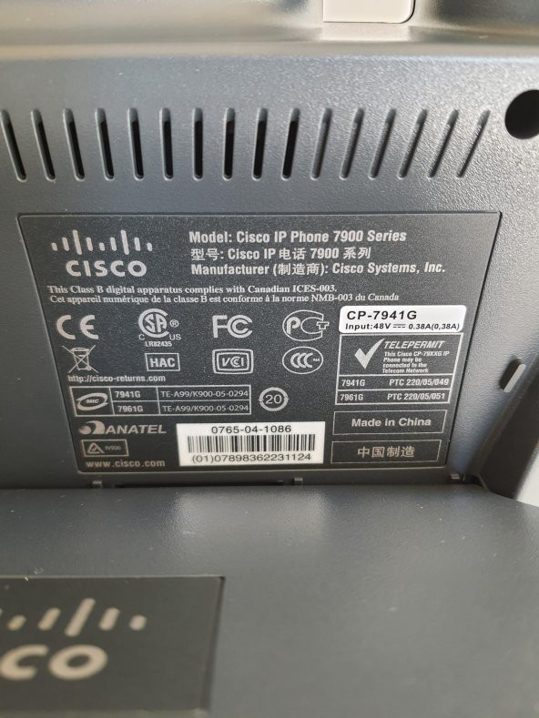 Cisco CP-7941G IP Telefon (Eksik Parçalı) - Resim 4