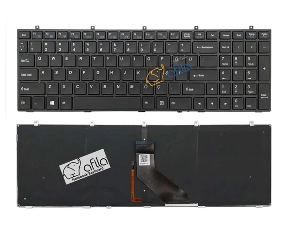 Gigabyte Q2756 Notebook Klavyesi (TR) ışıklı - Resim 2