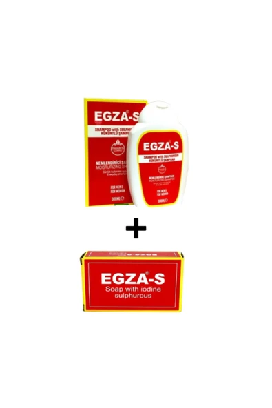 Egza-s Kükürtlü Egza Sabunu 100gr Ve Şampuanı 300ml ürün görseli 1