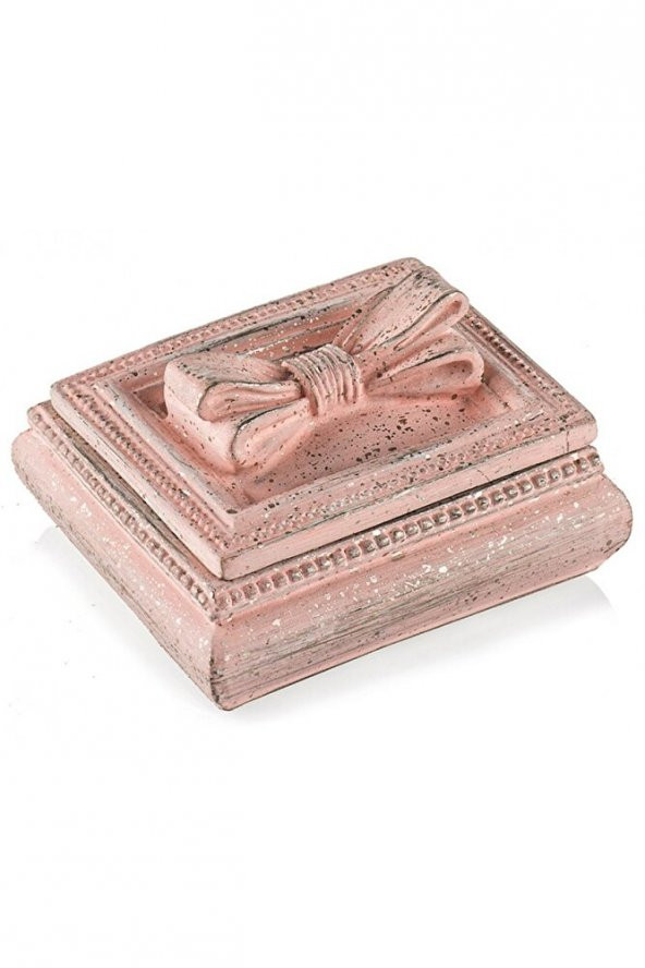 Pembe Kurdeleli Mücevher Kutusu 7X5 Cm Pr30-1020 ürün görseli 1