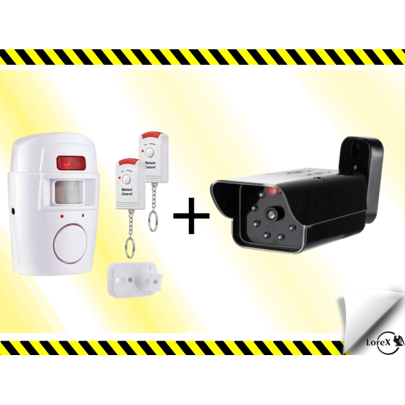Lorex LR-D12IR Caydırıcı Kamera + LR-NG300 Kablosuz Hırsız Alarm Sistemi ürün görseli 1