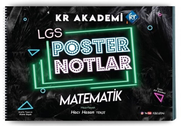 8. Sınıf LGS Matematik Poster Notlar KR Akademi ürün görseli 1