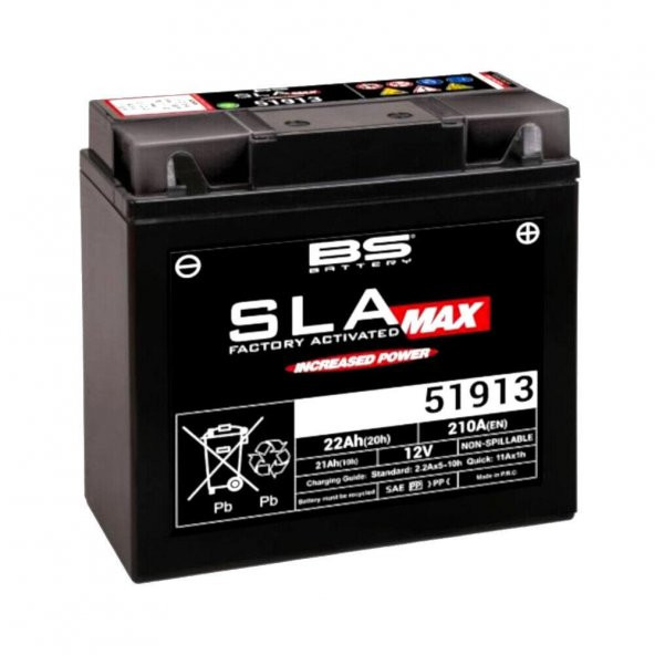 Bs 51913 Sla Max 2003-2008 BMW K 1200 GT Uyumlu Akü Jel Akü ürün görseli 1