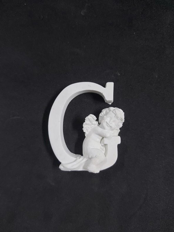 Polyester Harf Melekli -G- 8x6,5cm P394 ürün görseli 1