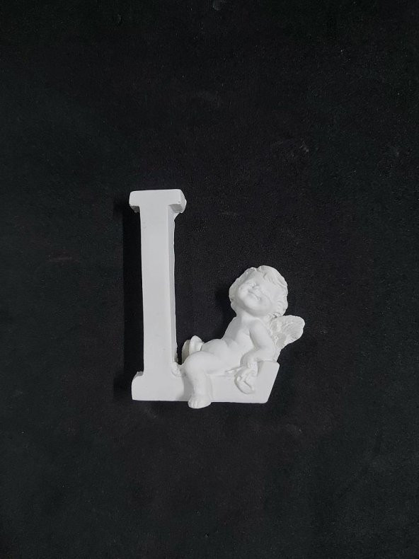 Polyester Harf Melekli -L- 7,5x6cm P399 ürün görseli 1